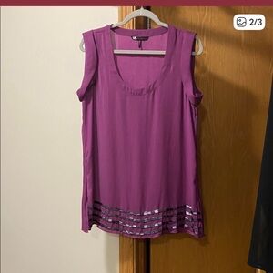 French Connection Women's Purple Top